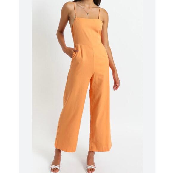 Showpo Camari‎ Women’s Jumpsuit Orange Size 4 - Picture 1 of 5